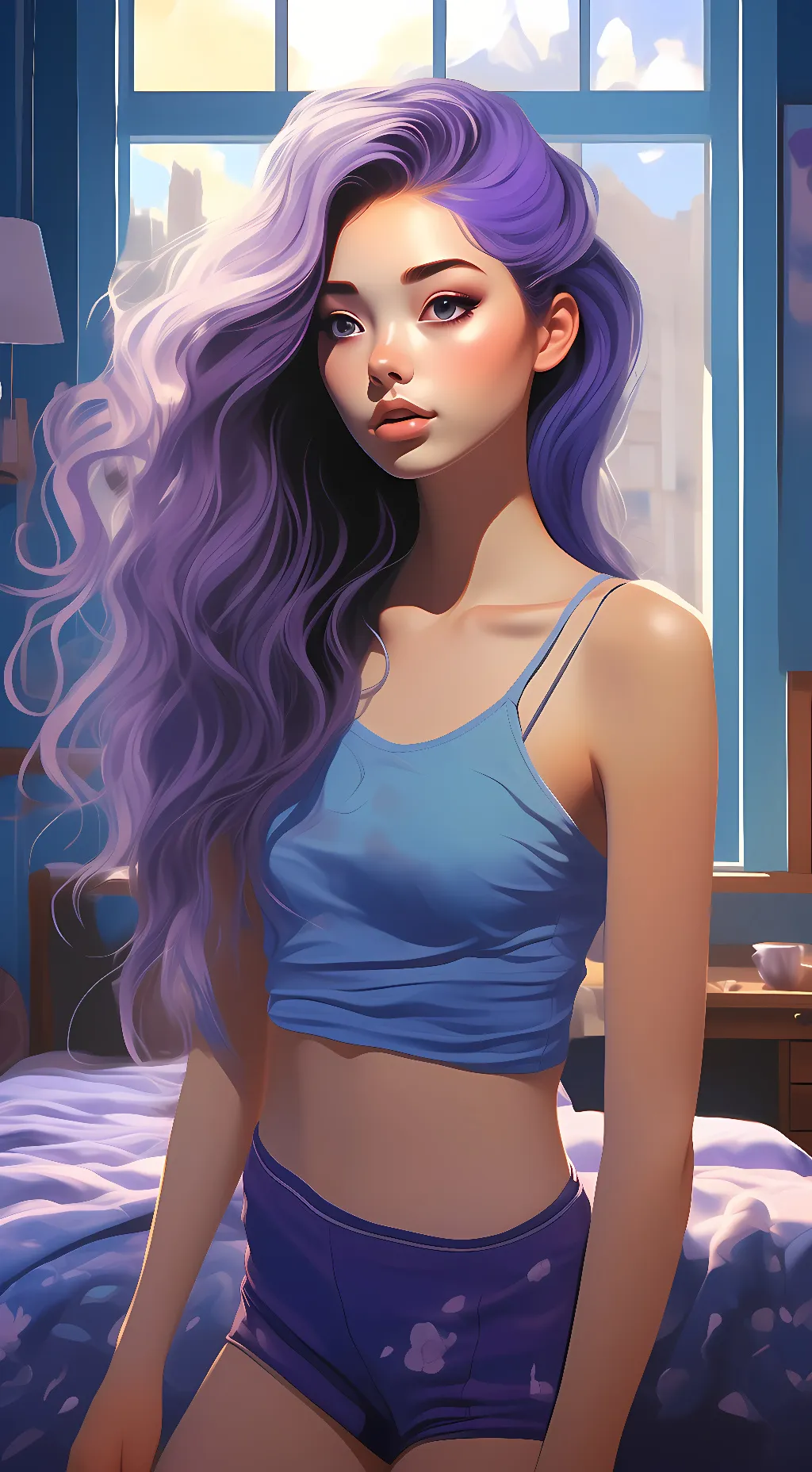 ai character: Lila background