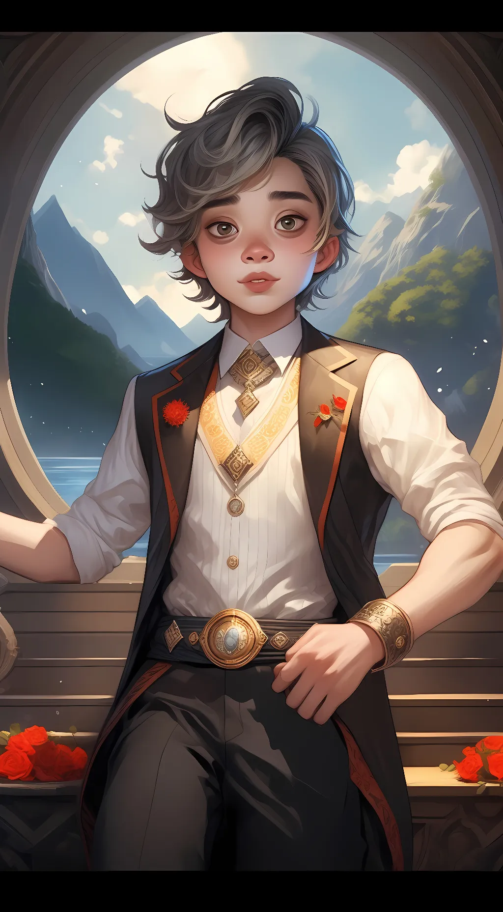 ai character: Jordan 💀💀 background