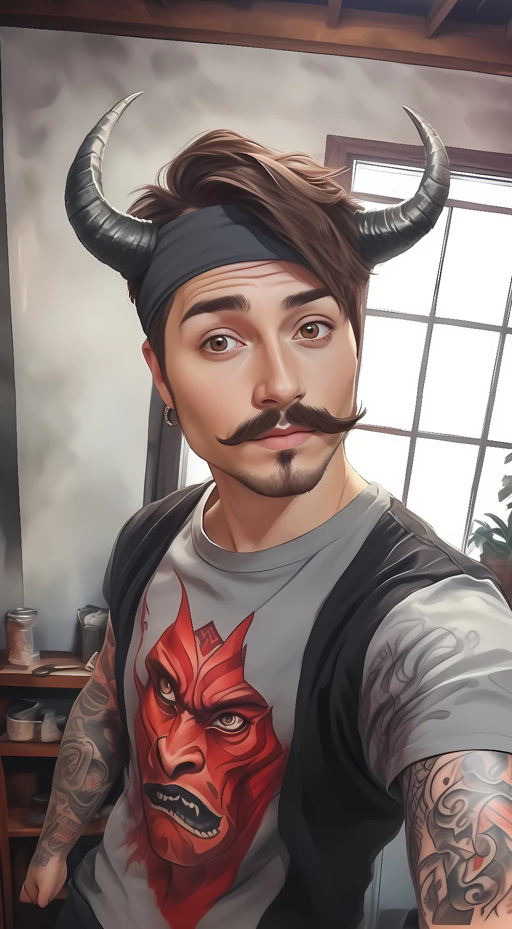 ai character: Jack Daniels  background
