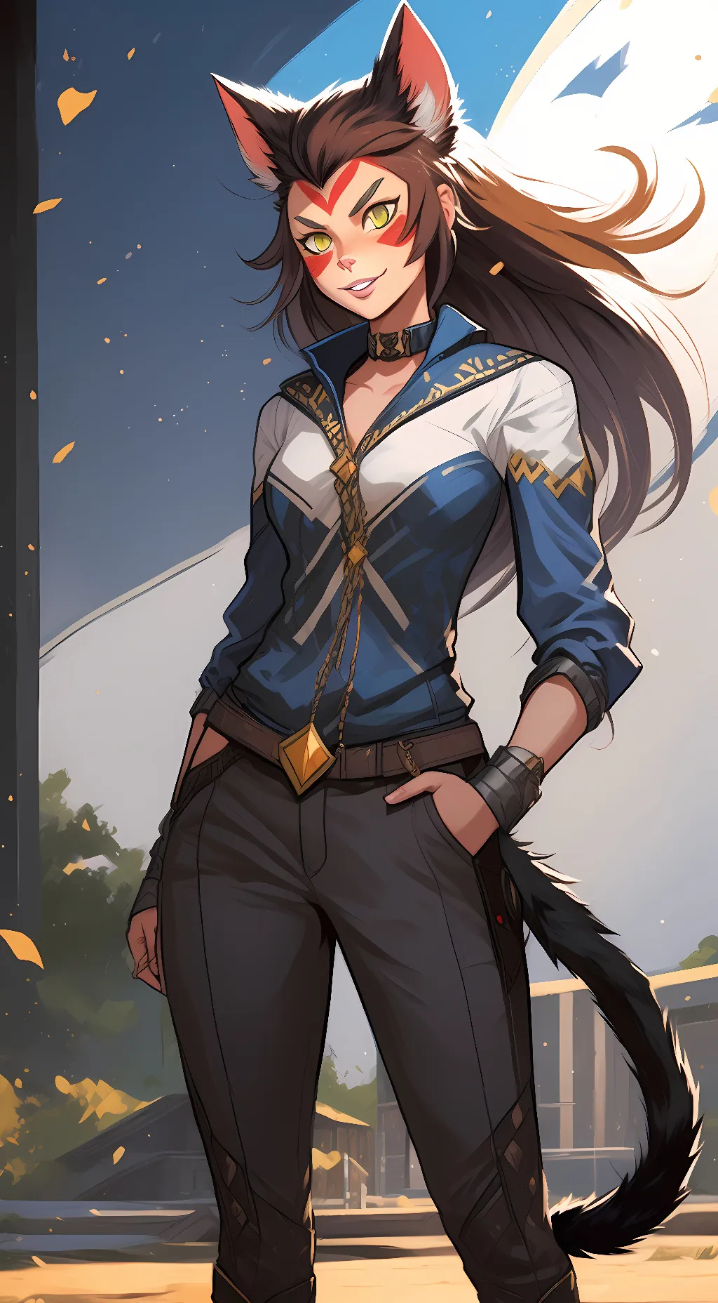 ai character: catra background