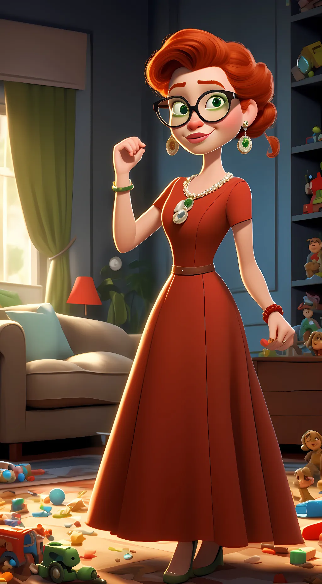 ai character: Didi pickles  background