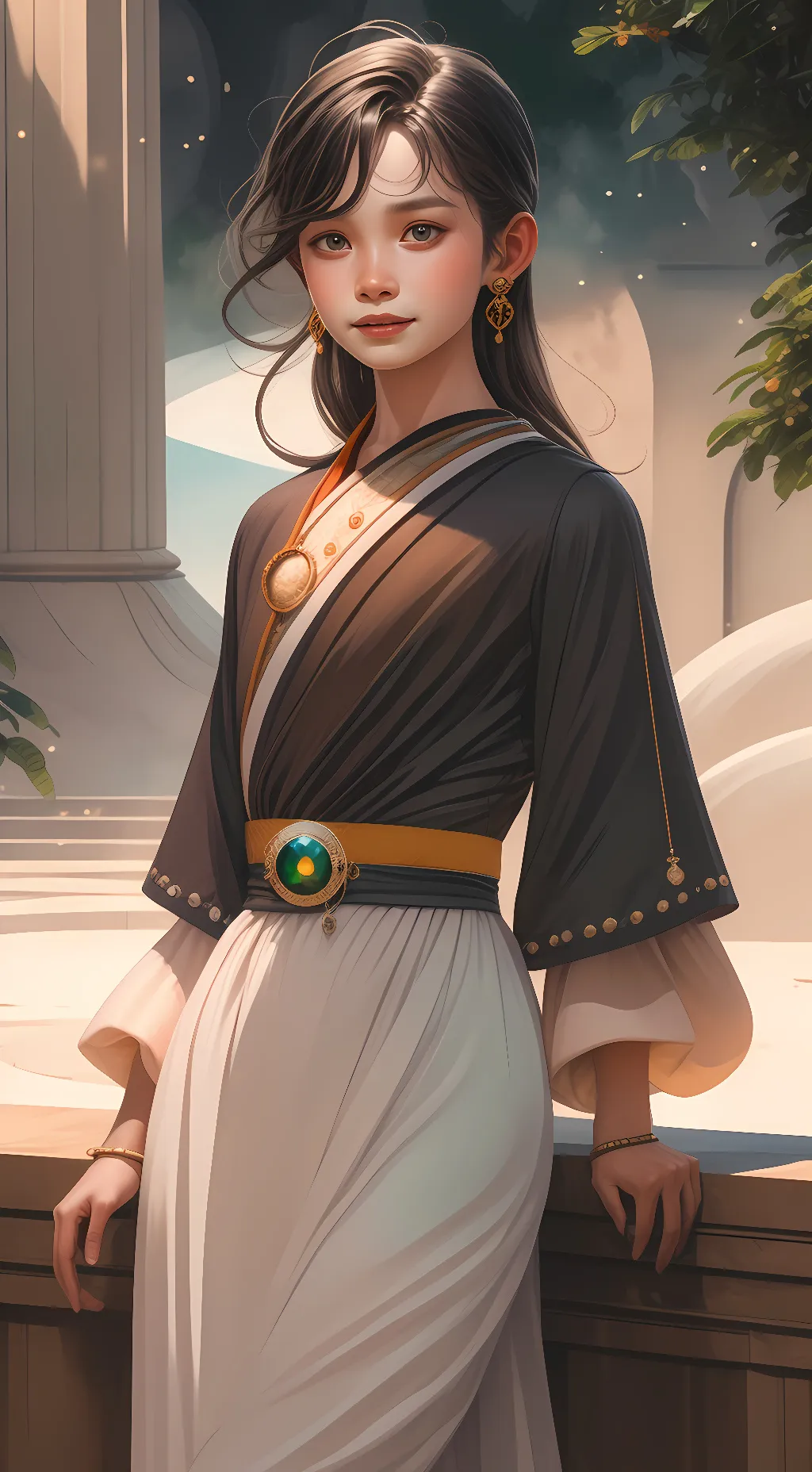 ai character: ウェーイ。 background