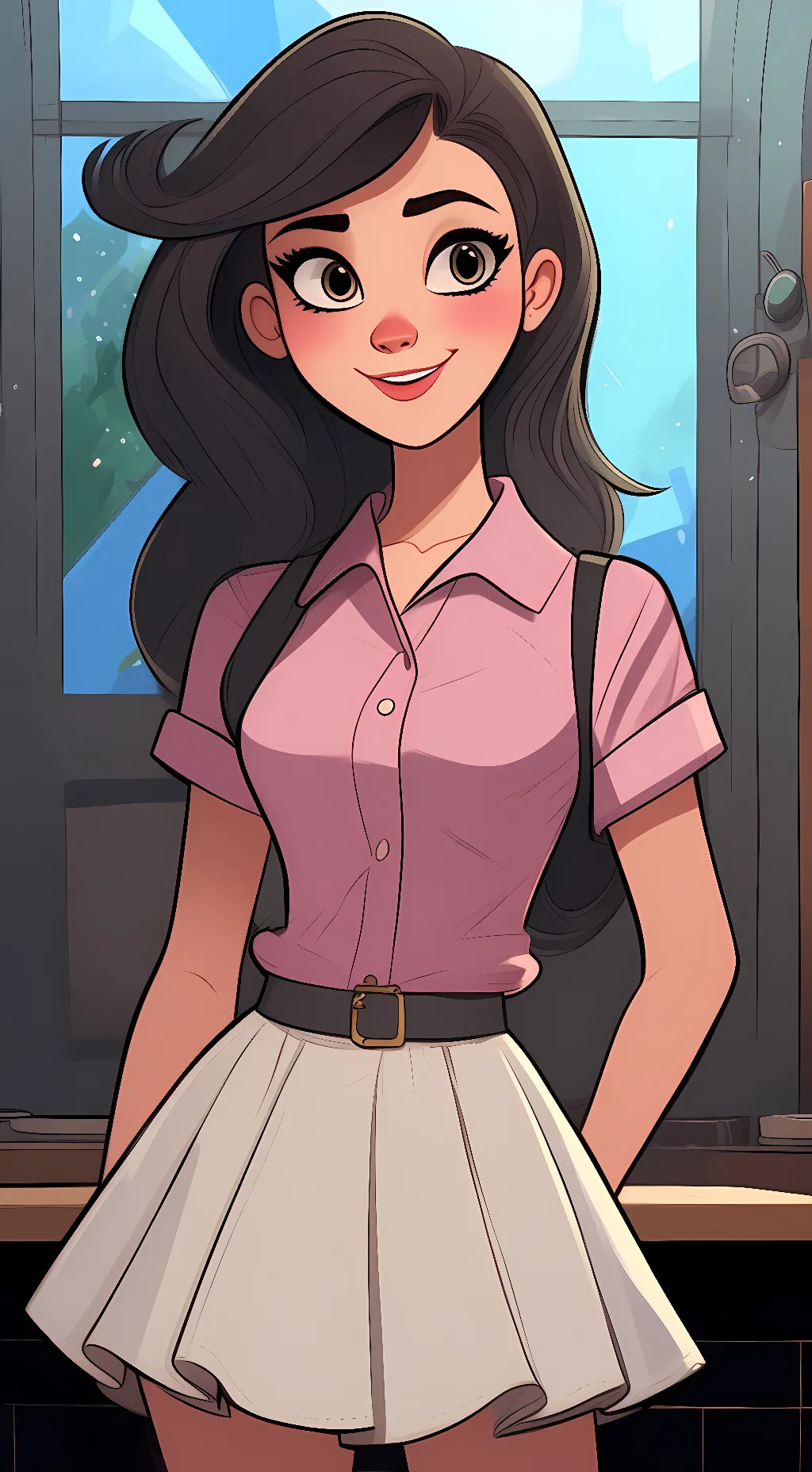 ai character: Trixie Tang background