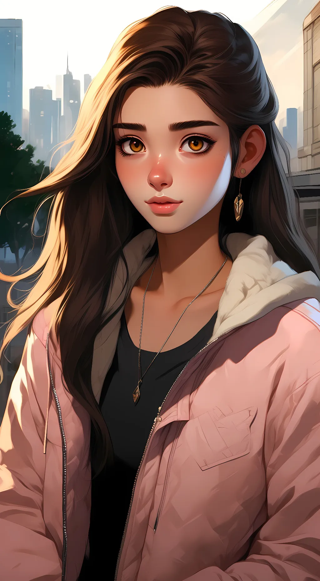 ai character: Jewel rubish background