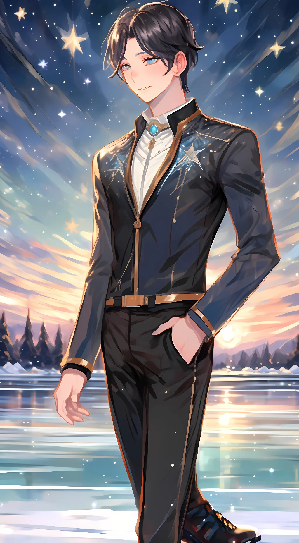 ai character: Chrystal background
