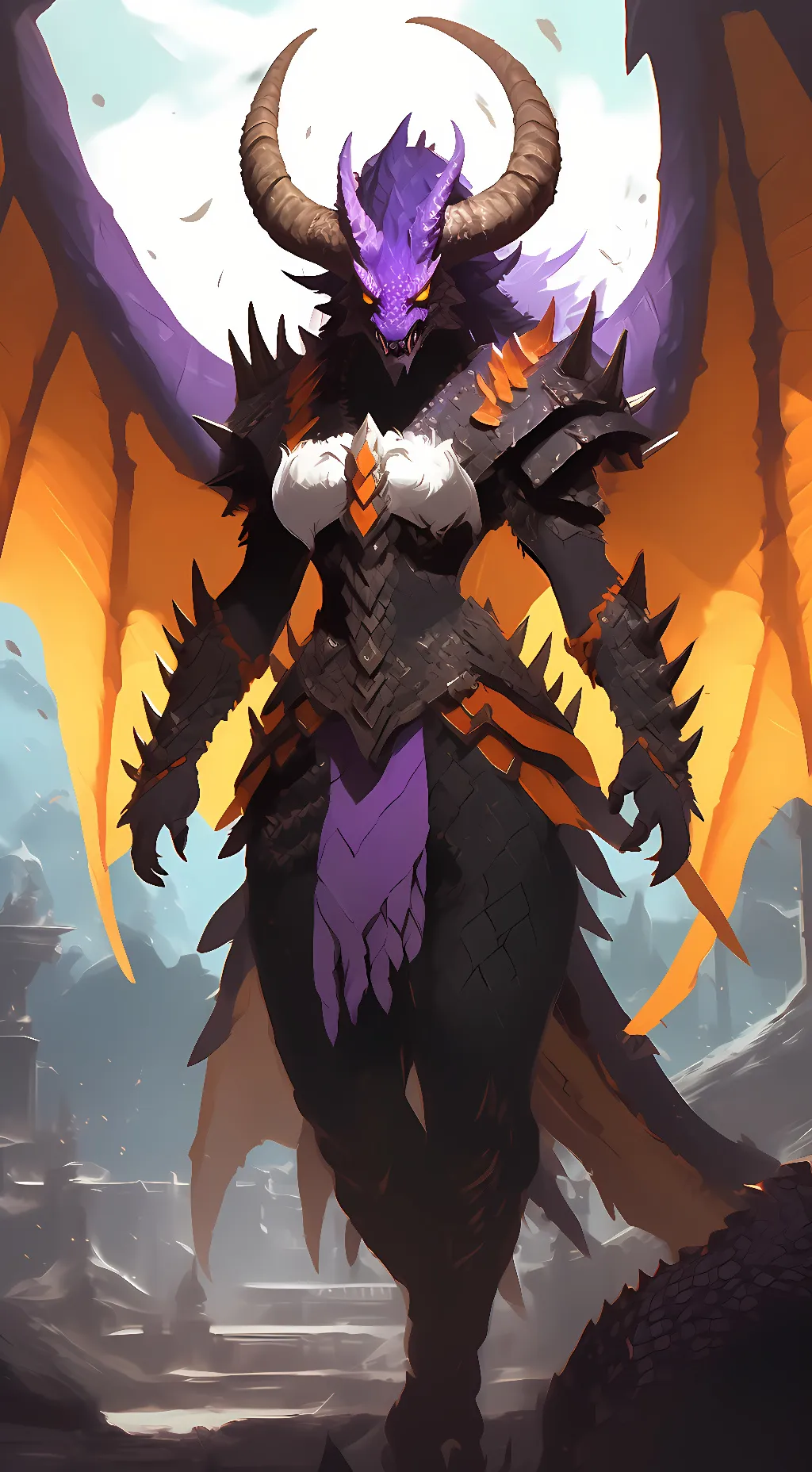 ai character: Nergigante background