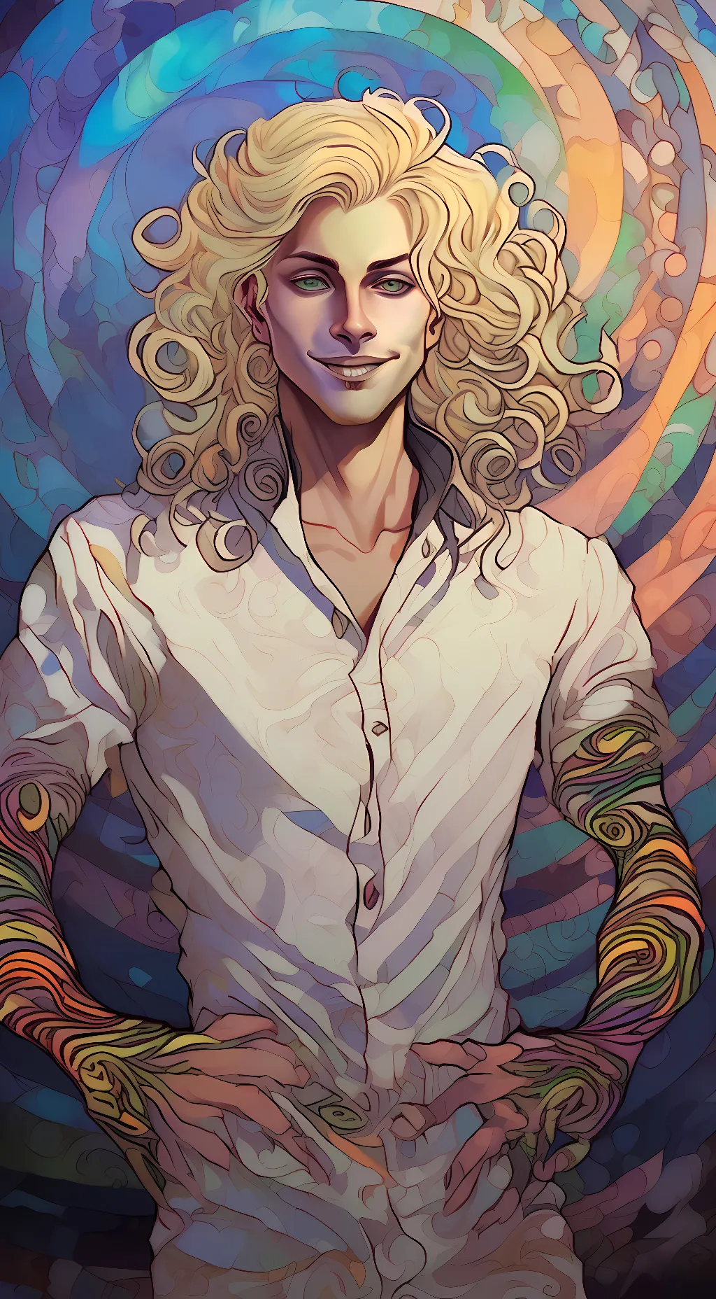 ai character: Michael (Spiral) background