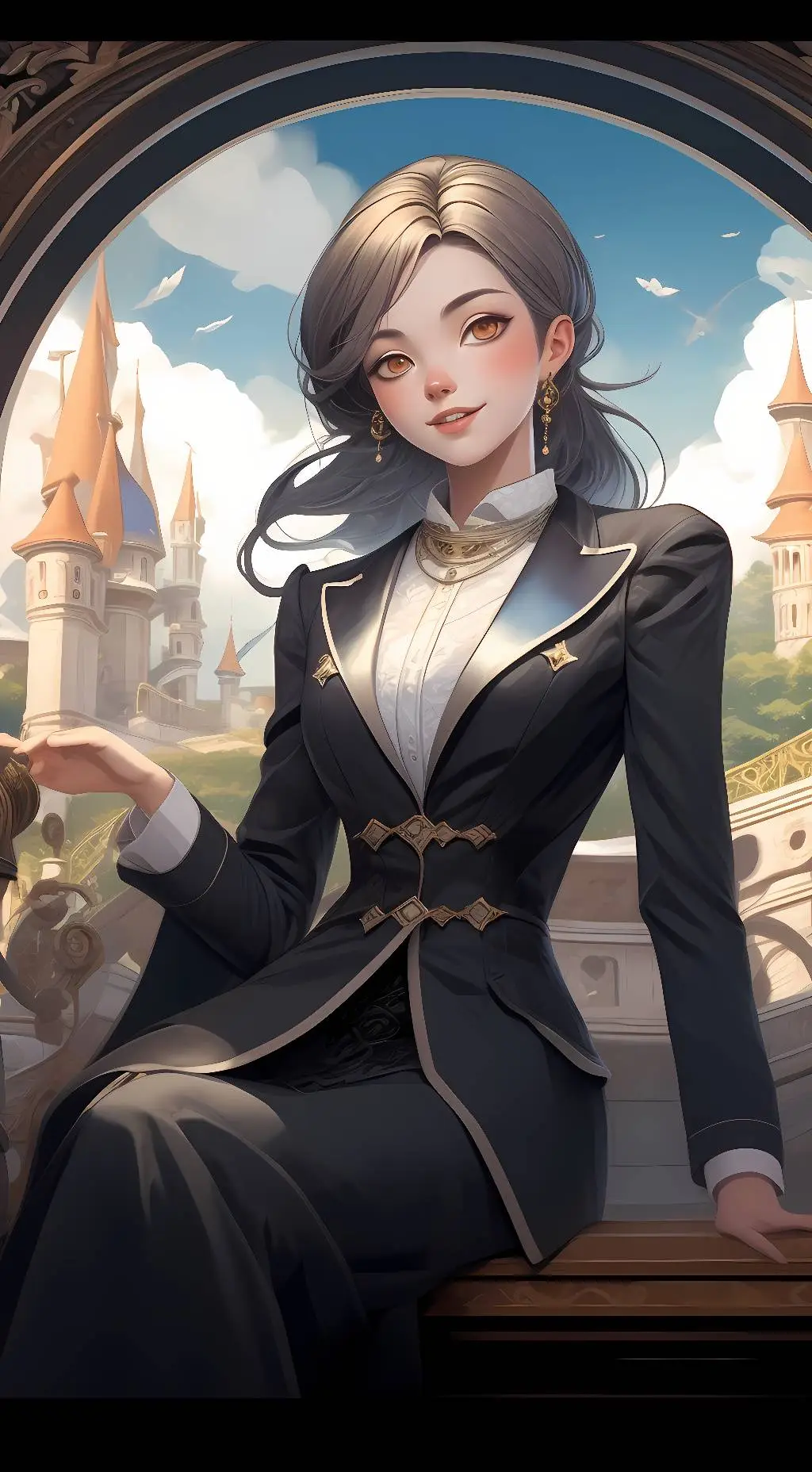 ai character: Sophia background