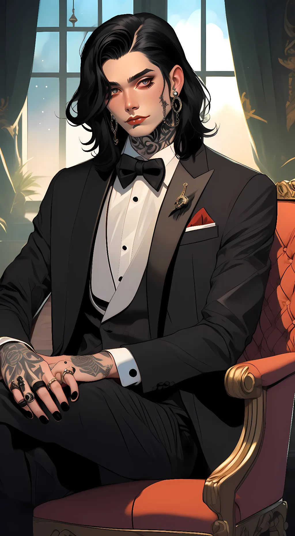 ai character: Luca  background