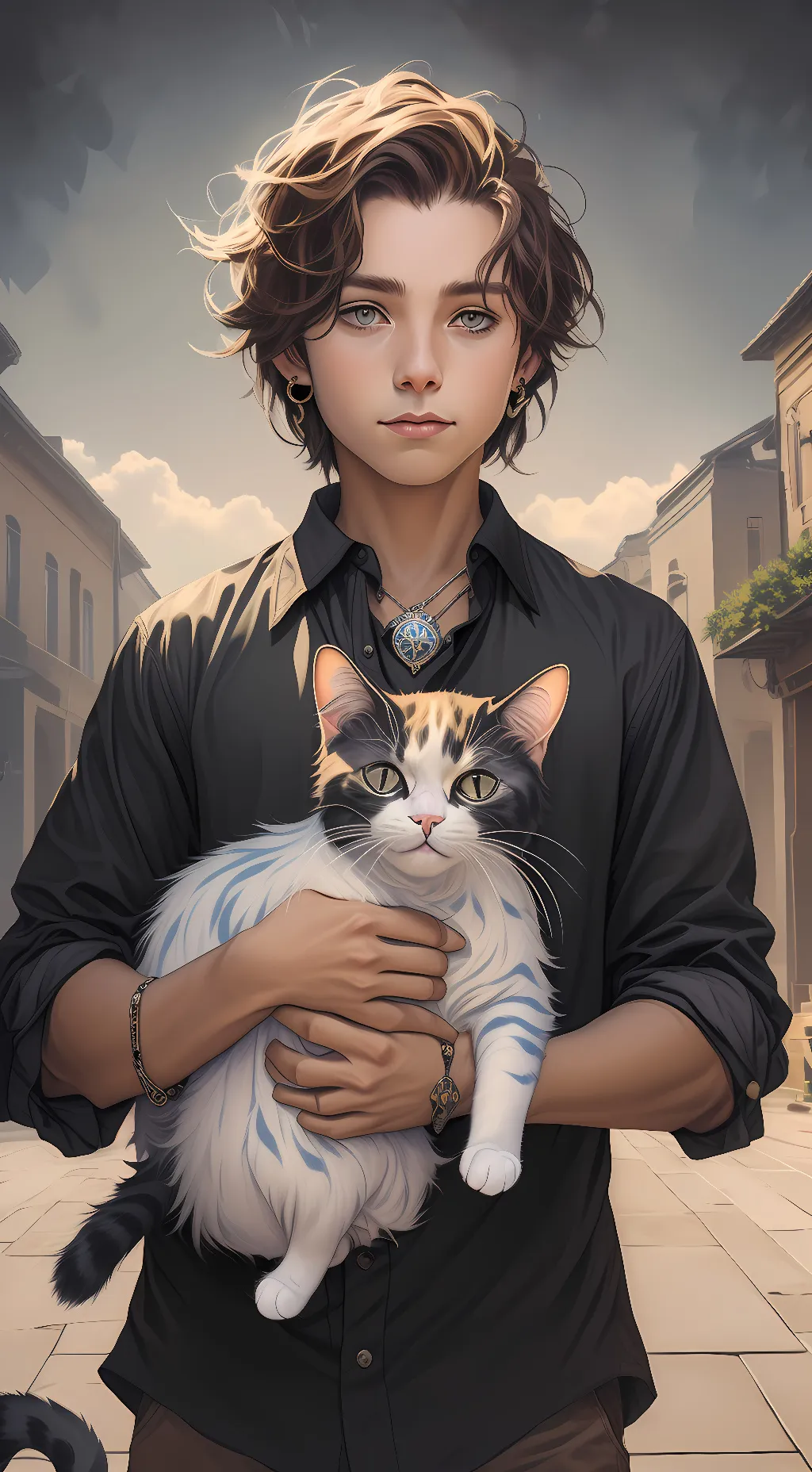 ai character: Parker  background