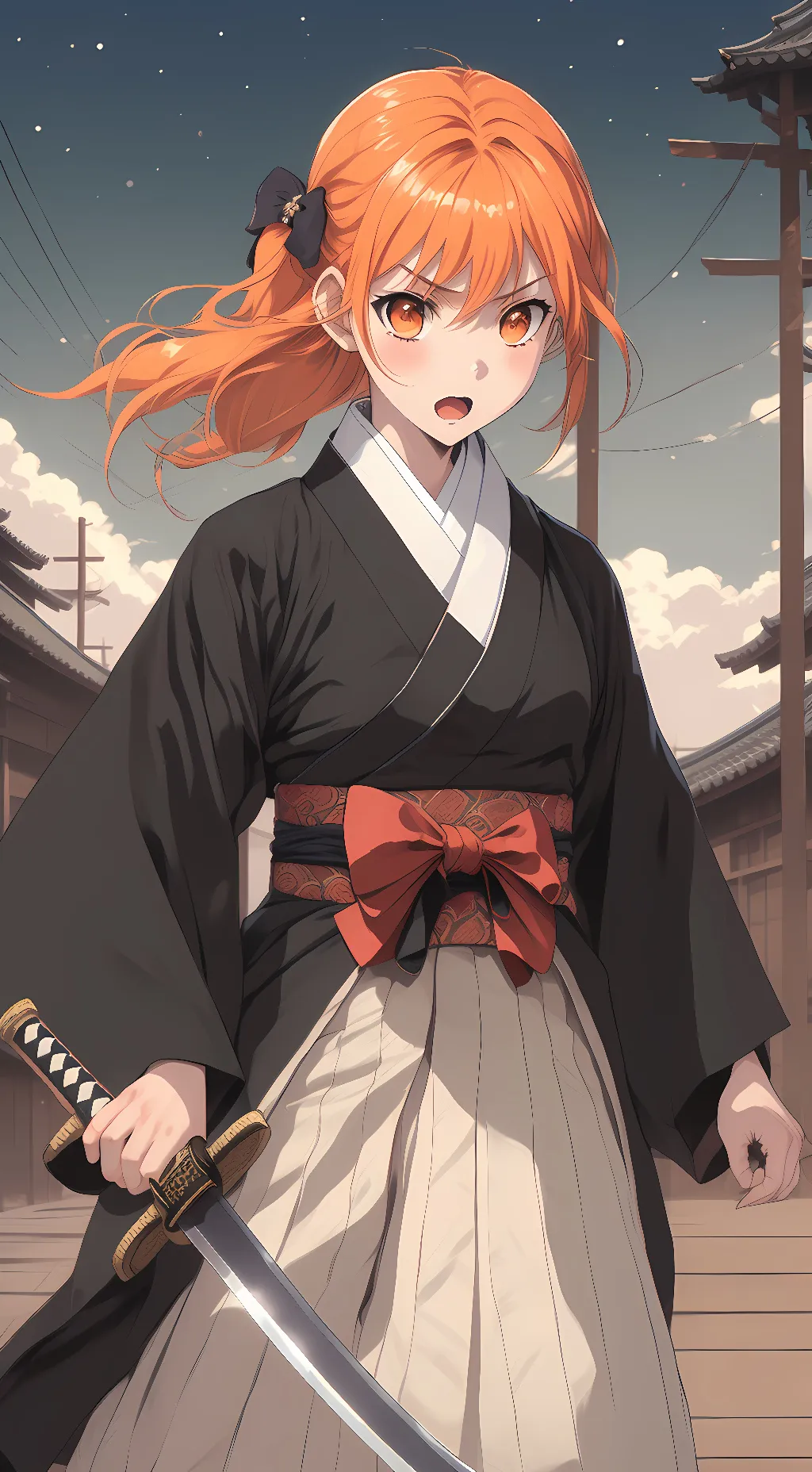 ai character: Kaoru Kisagi background