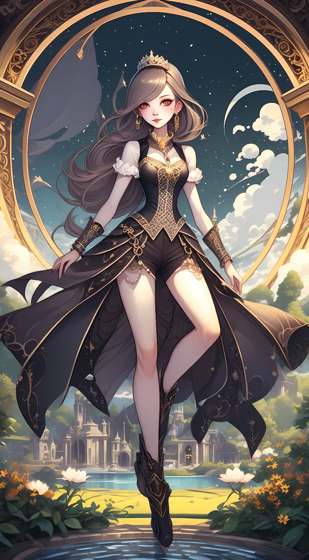 ai character: Princess Grace background