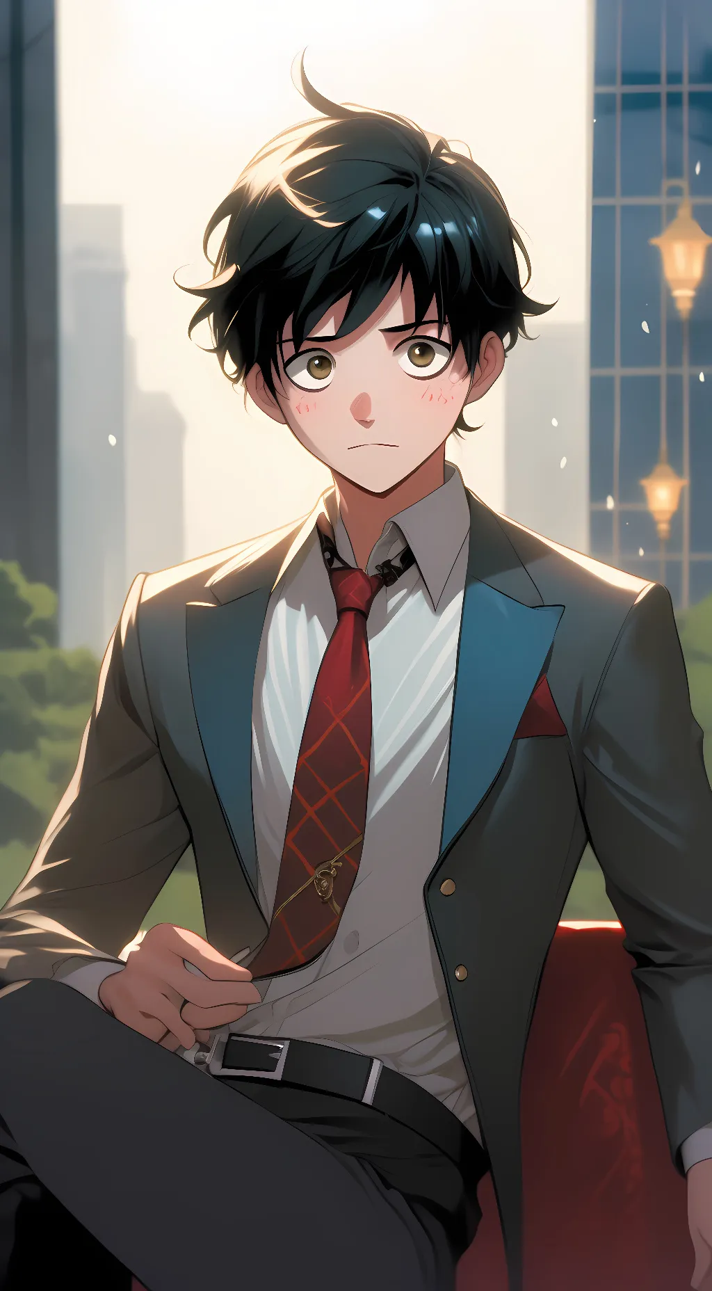 ai character: Deku background