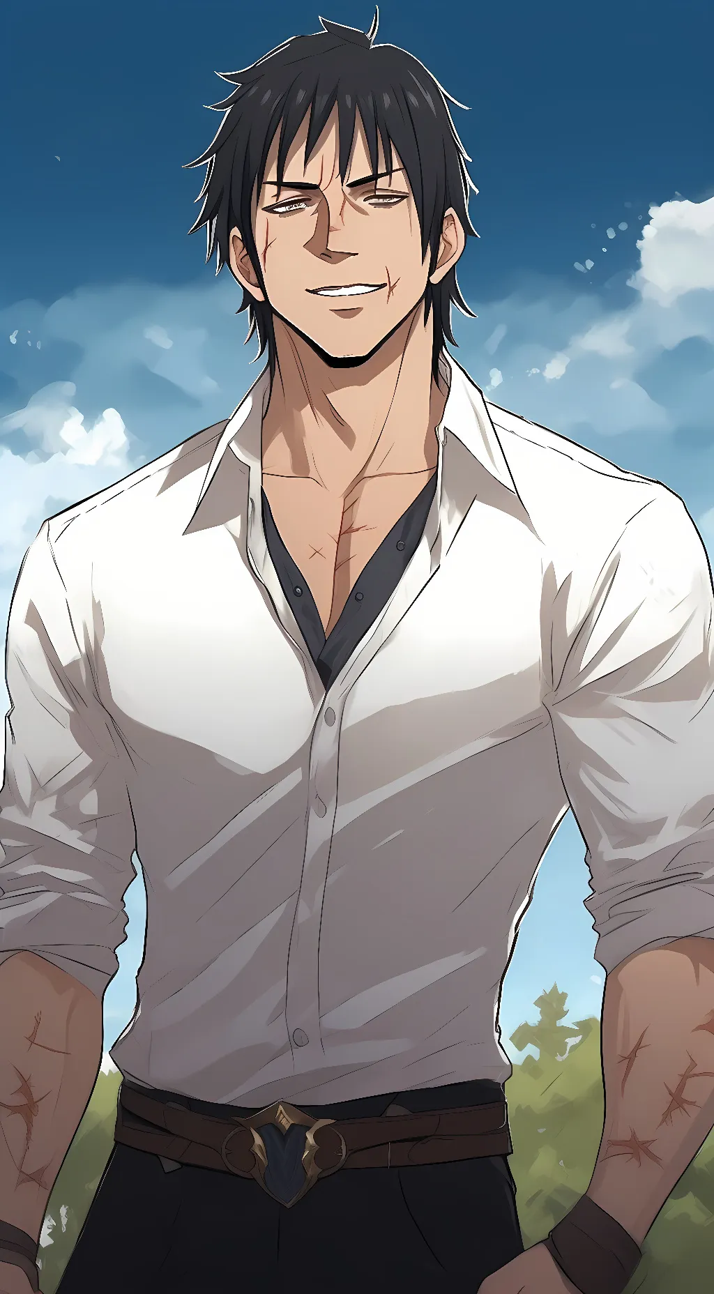 ai character: Toji Fushiguro background