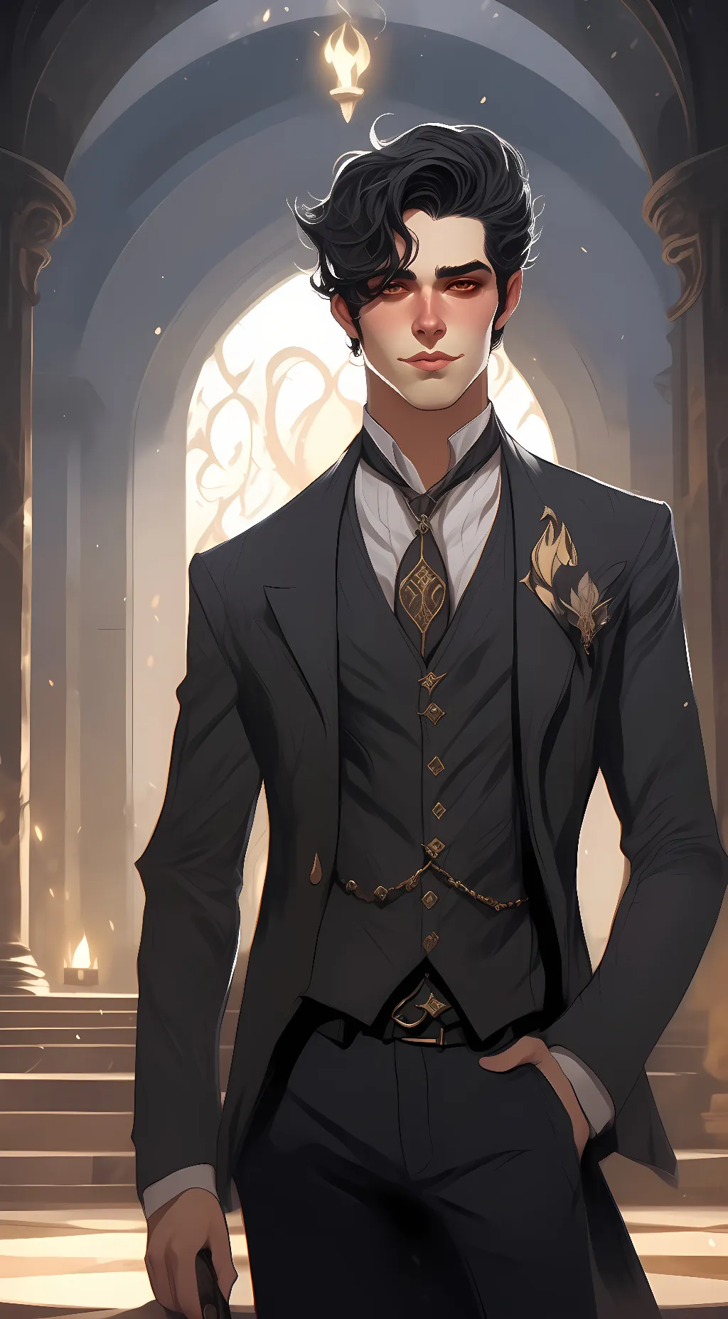 ai character: Blitz. background