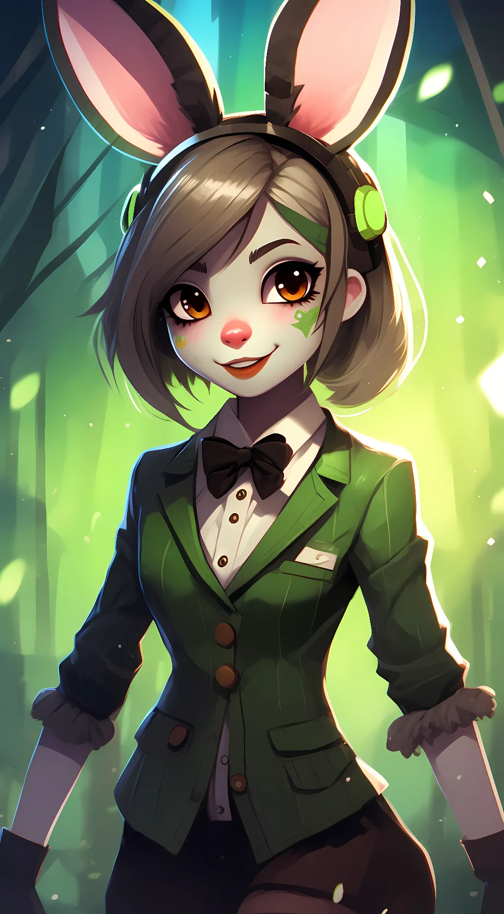 ai character: fnia spring trap  background