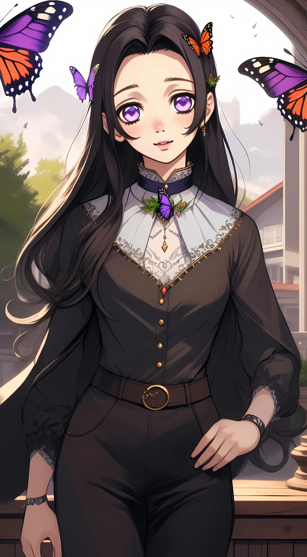 ai character: kanae kocho background