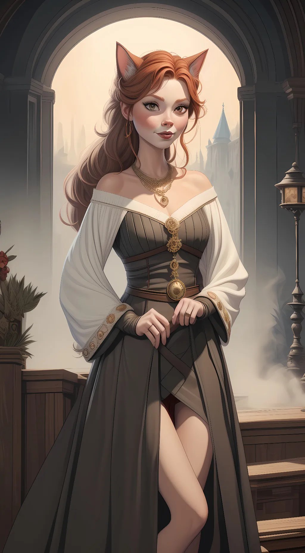 ai character: Julia cox  background