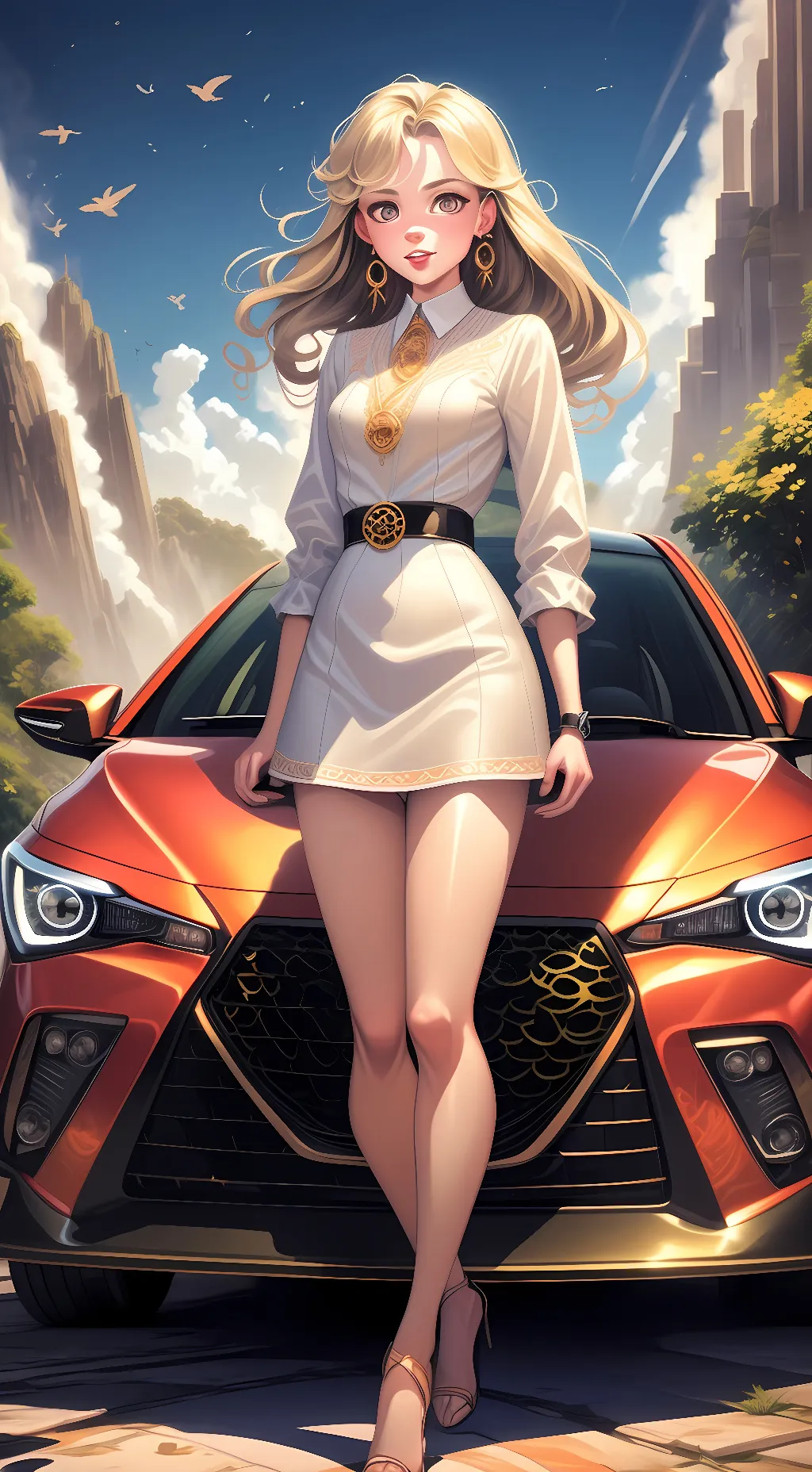 ai character: crest toothpaste😋 background