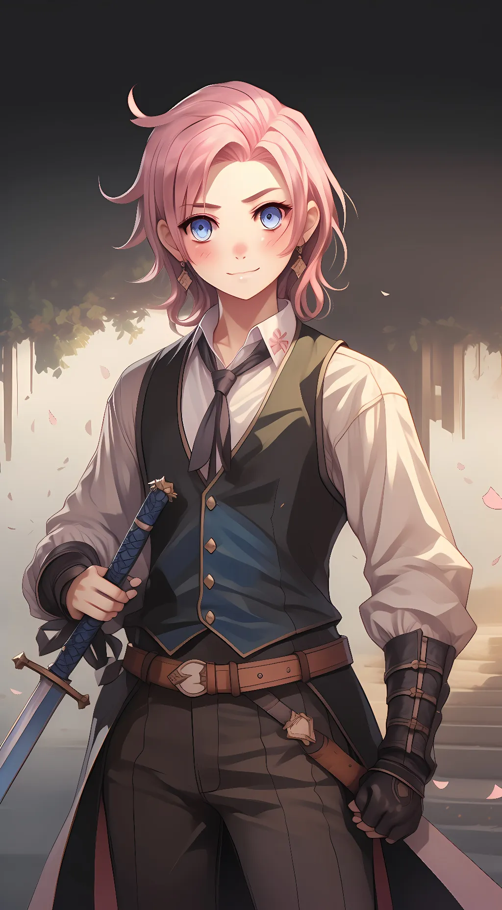 ai character: Lawrence  background