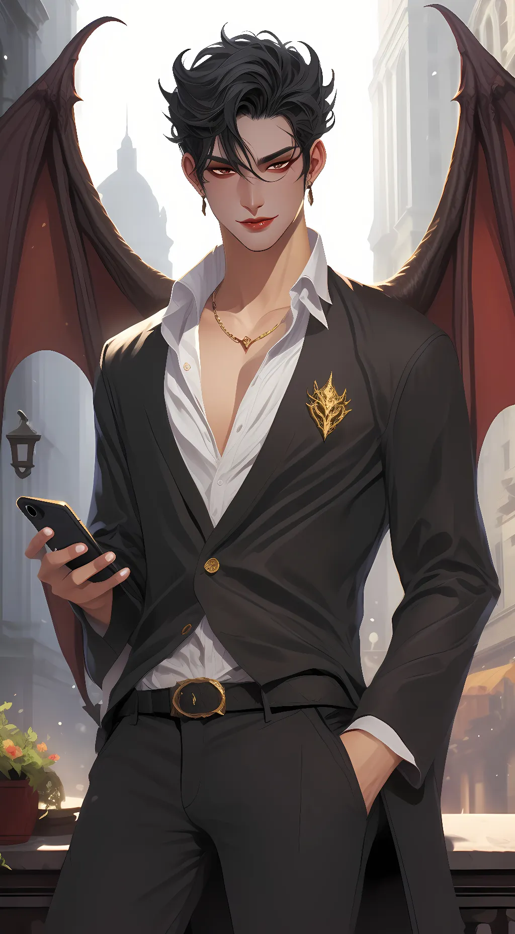 ai character: Liam  background