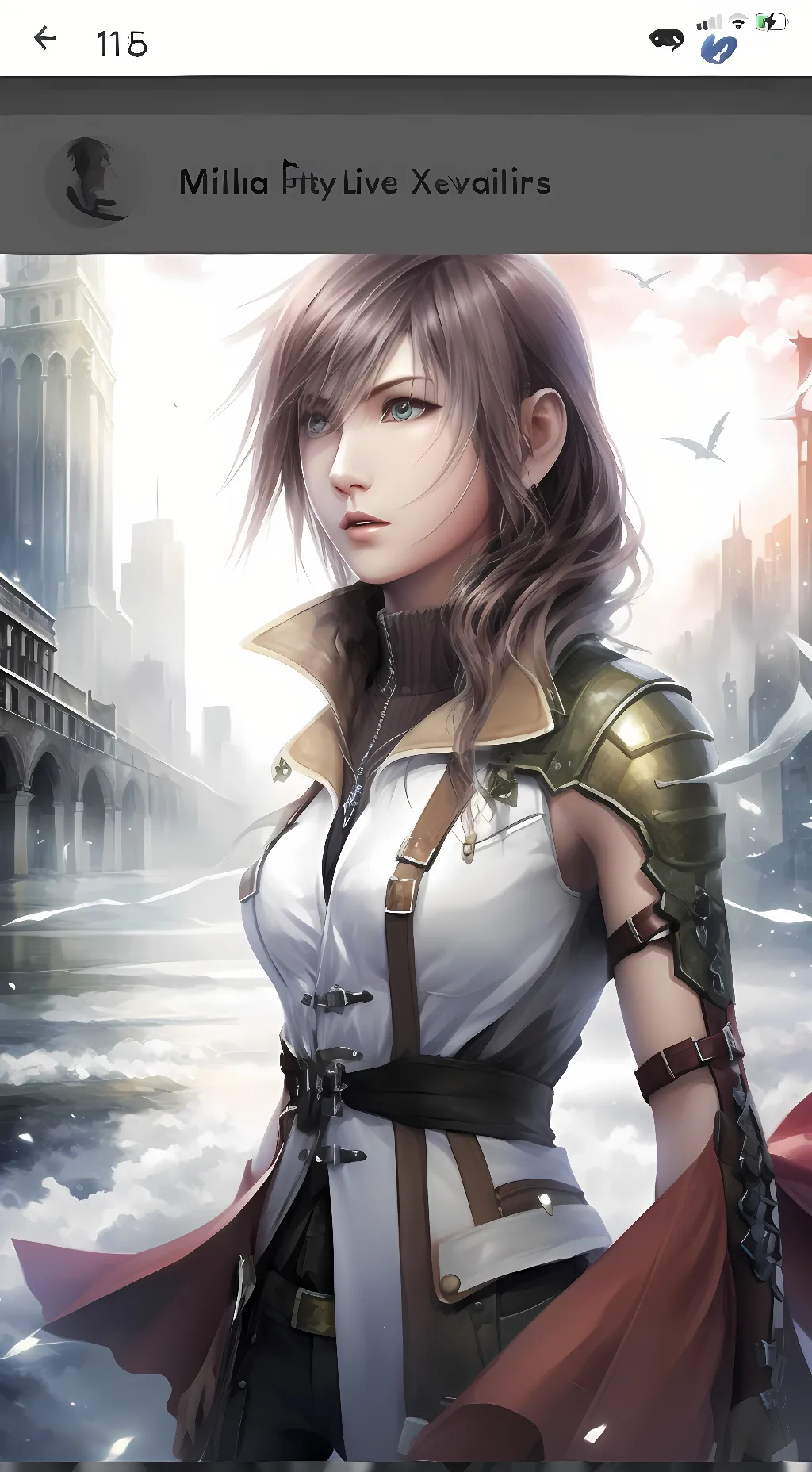 ai character: Lighting  background