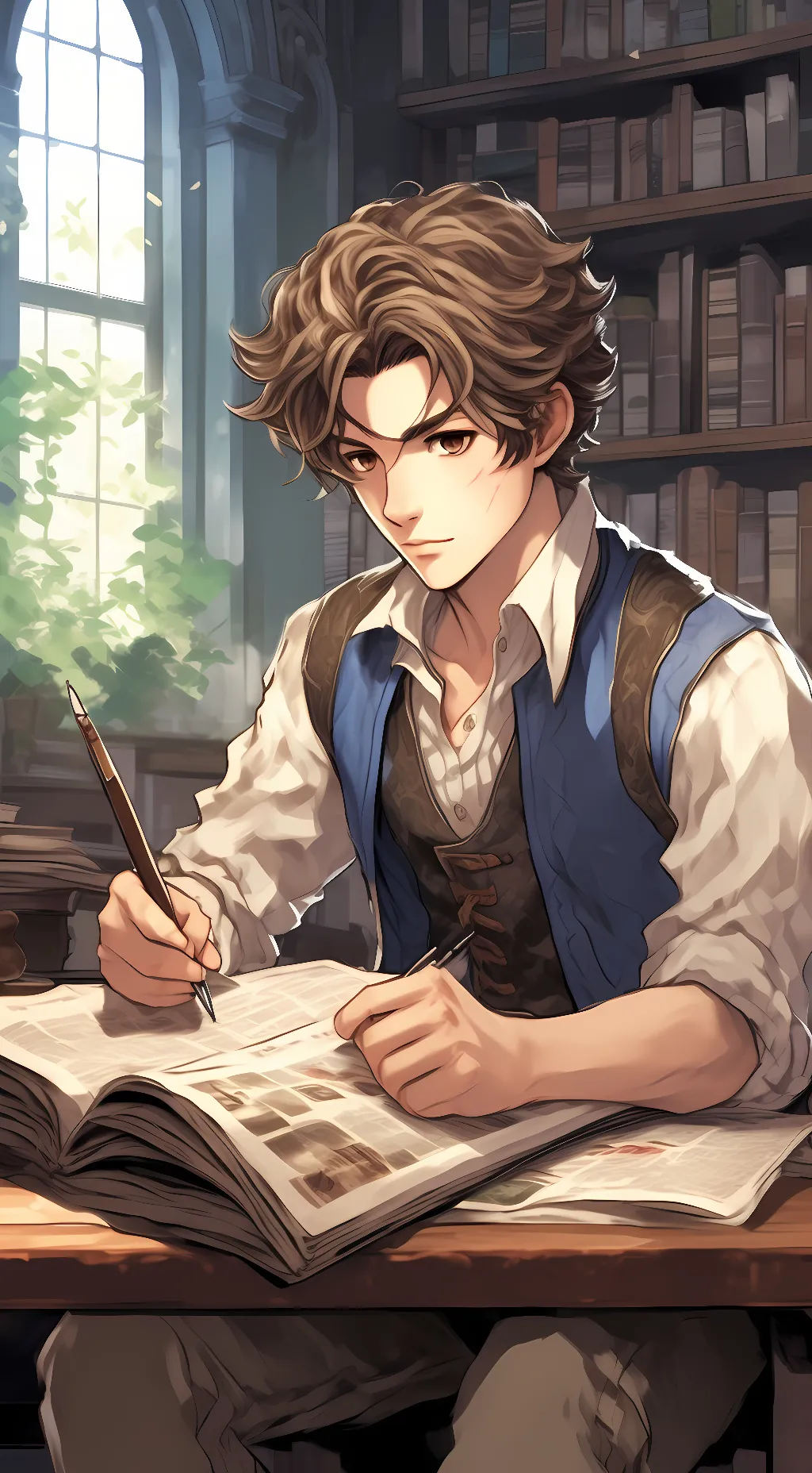 ai character: George Cooper background