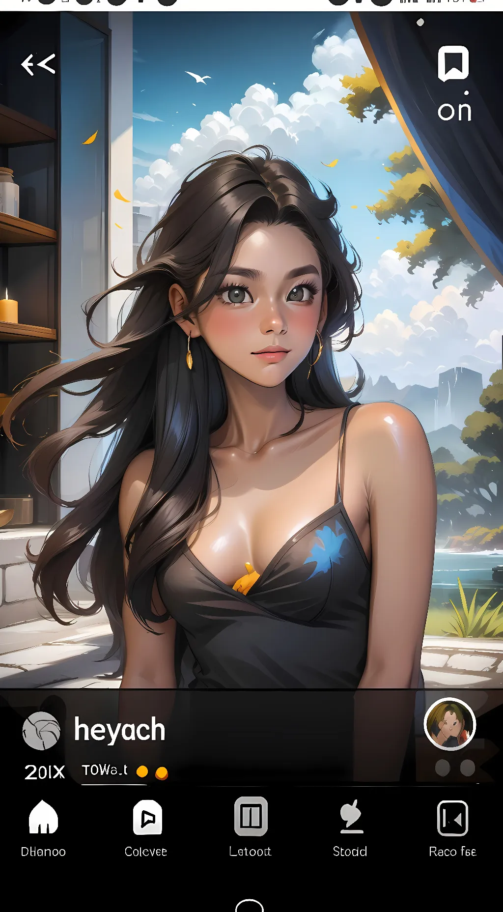 ai character: cass background