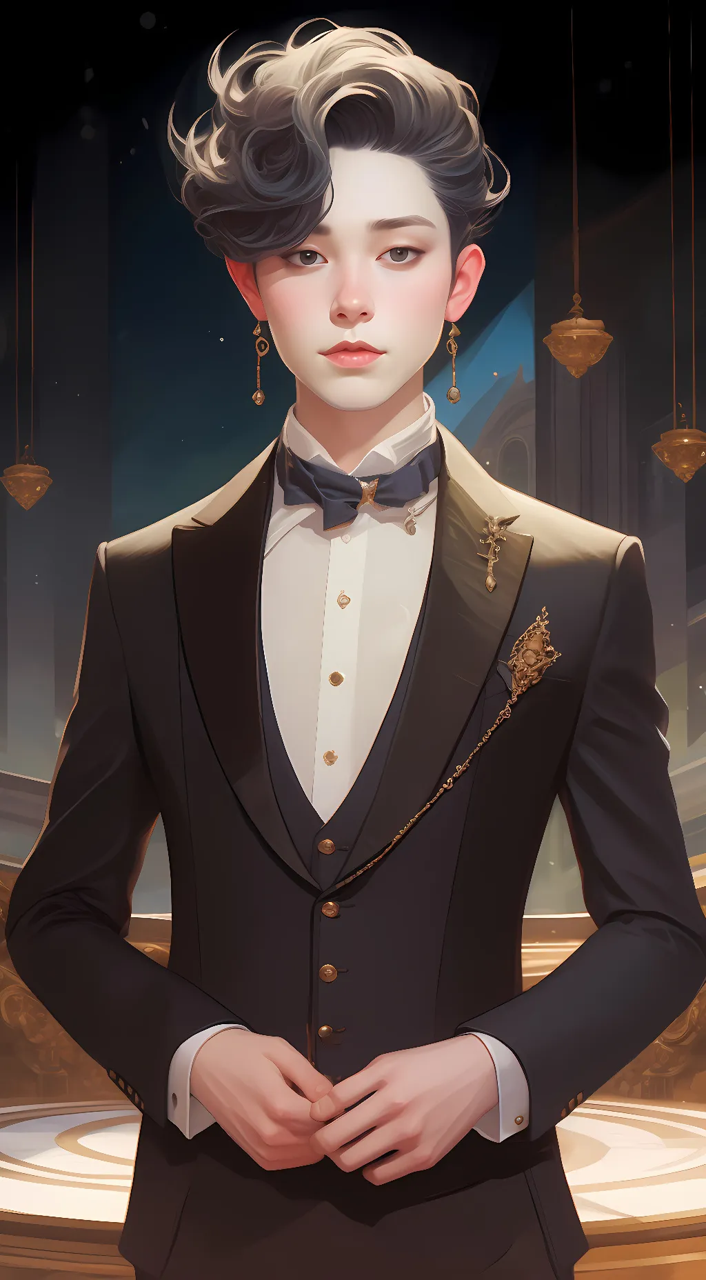 ai character: Leah And leo background