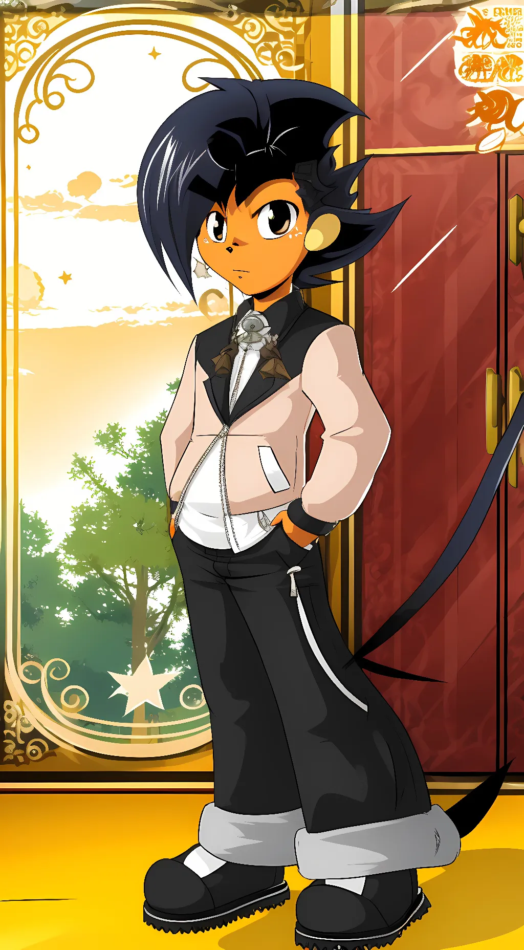 ai character: Taibert Chugard  background