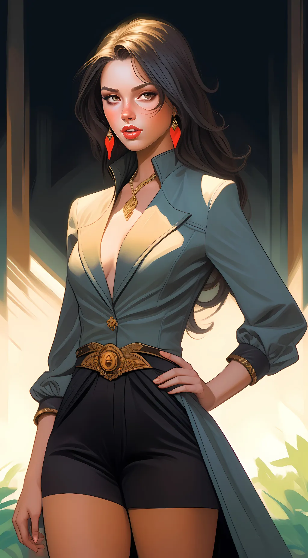 ai character: Katie  background