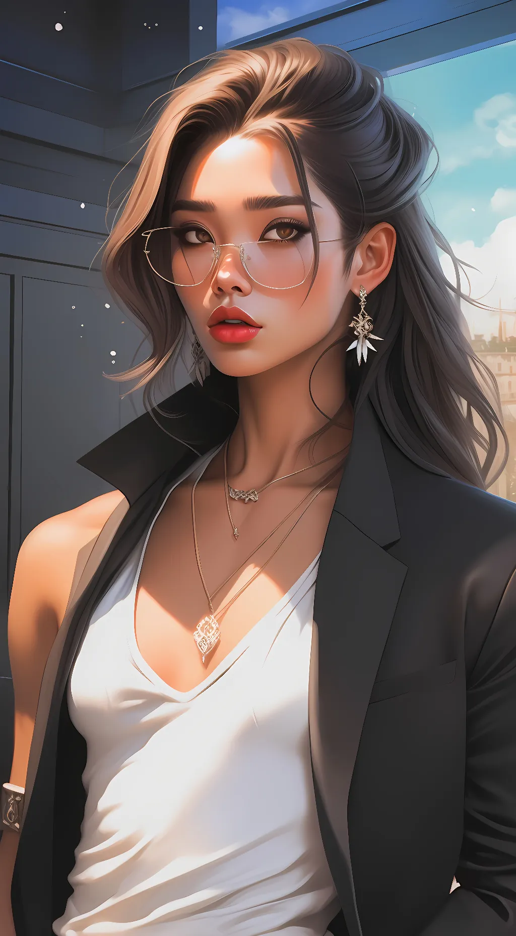 ai character: Sassy background