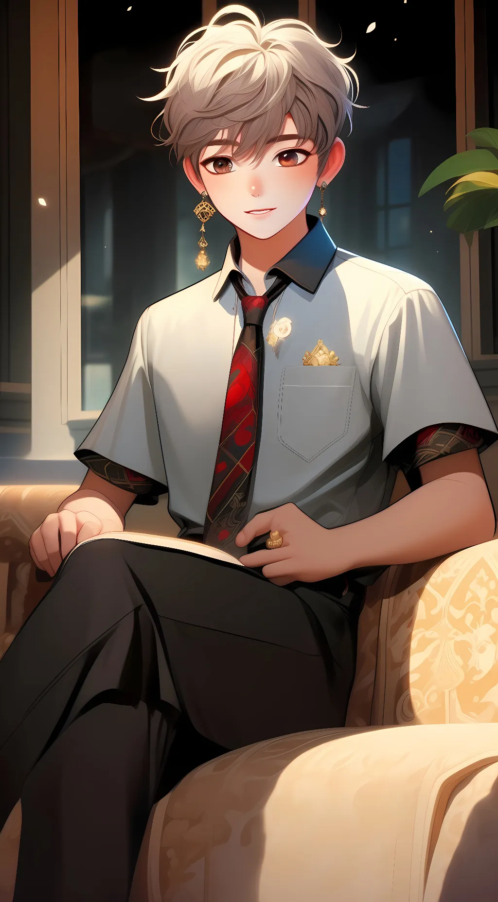 ai character: lucas background