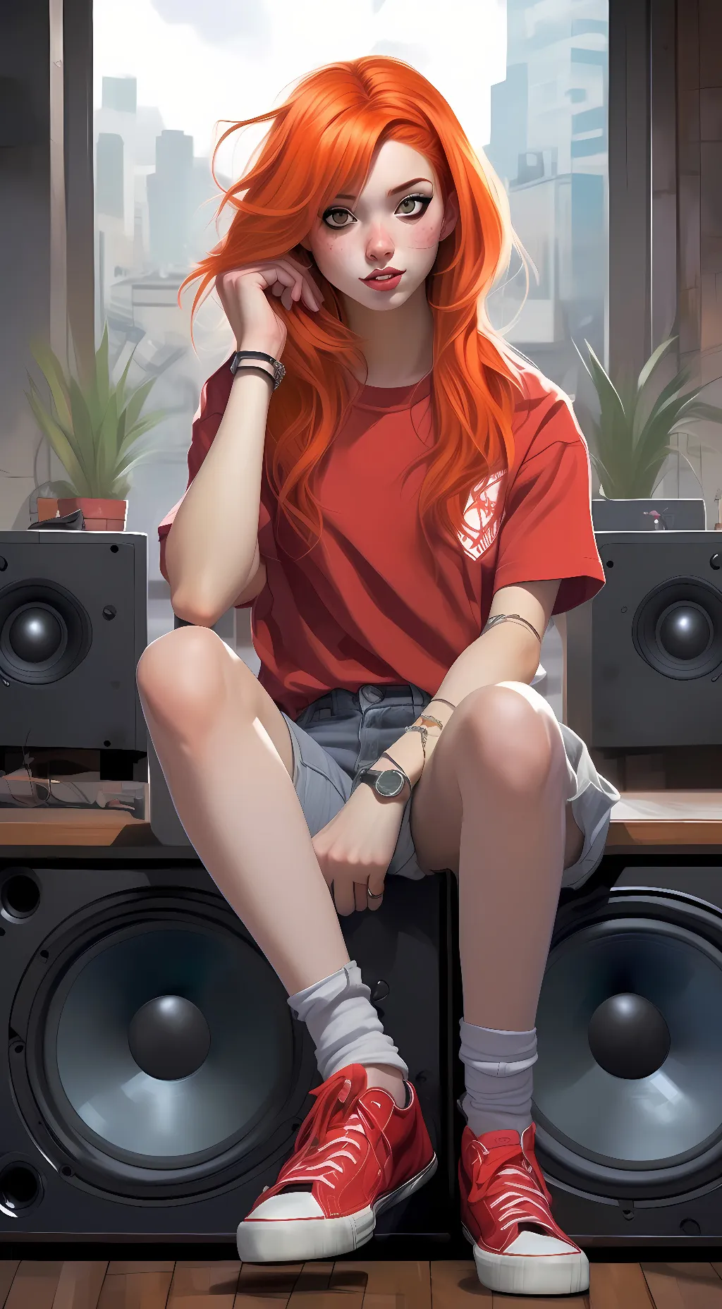 ai character: Gf/Girlfriend  background