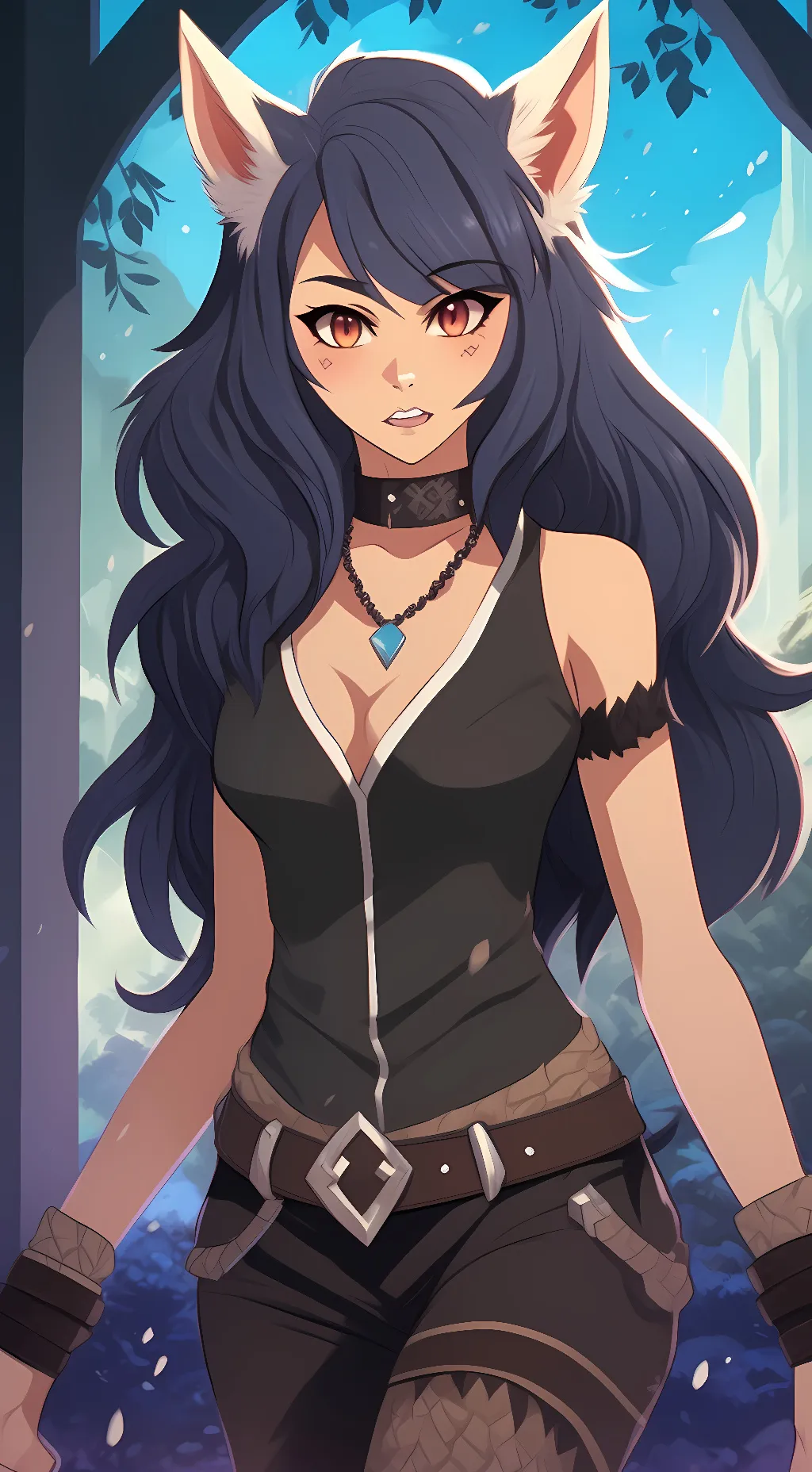 ai character: aphmau  background