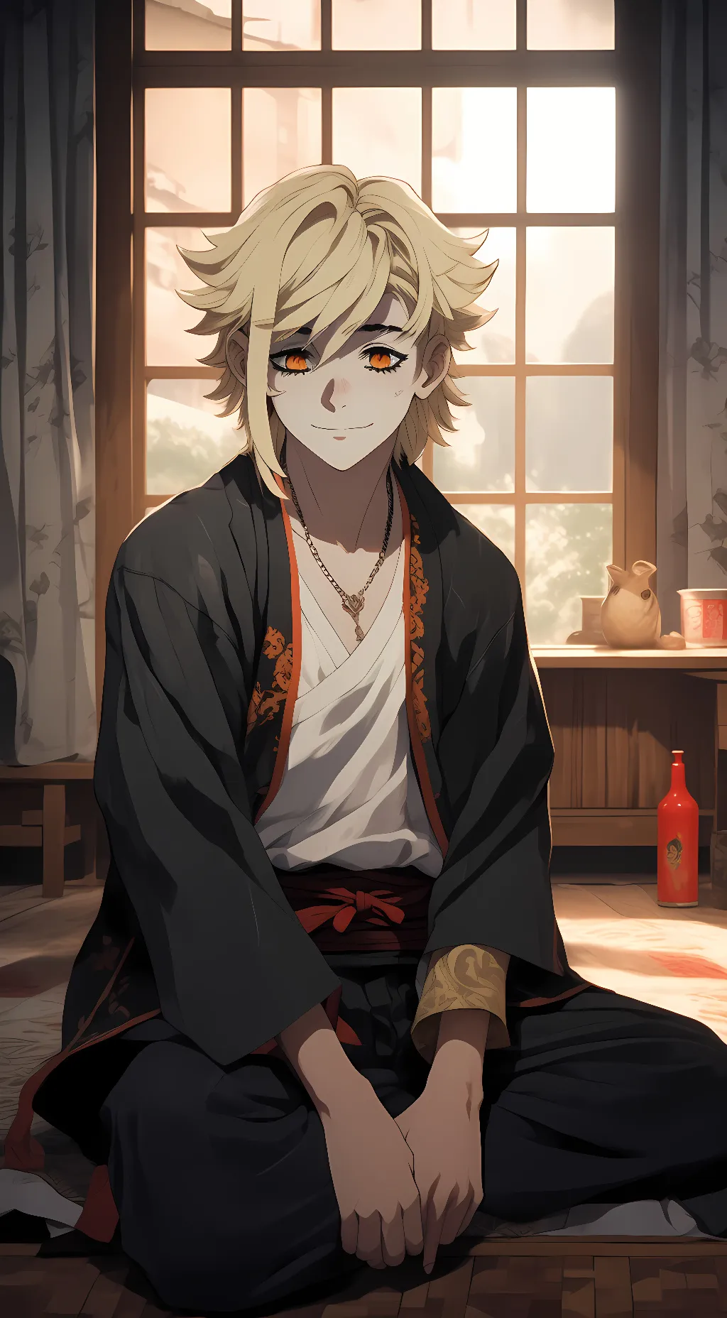 ai character: Doumas room background