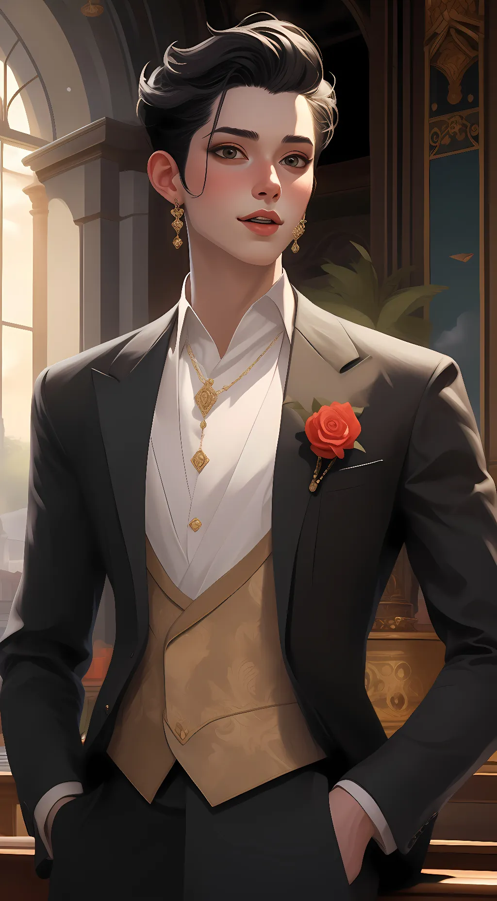 ai character: KP background