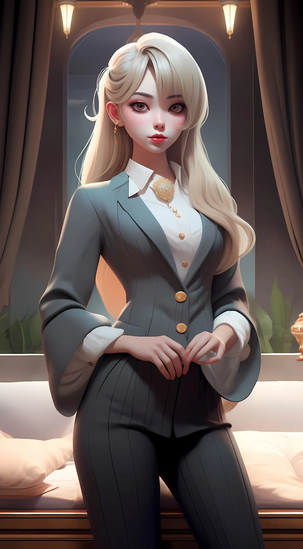 ai character: kat background