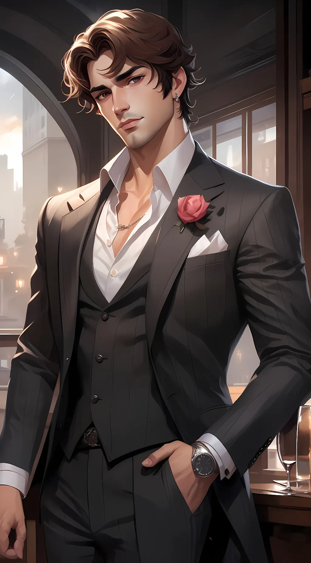 ai character: Riley DeLionne background