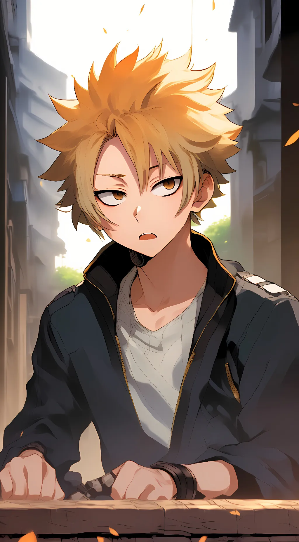 ai character: Denki Kamanari background