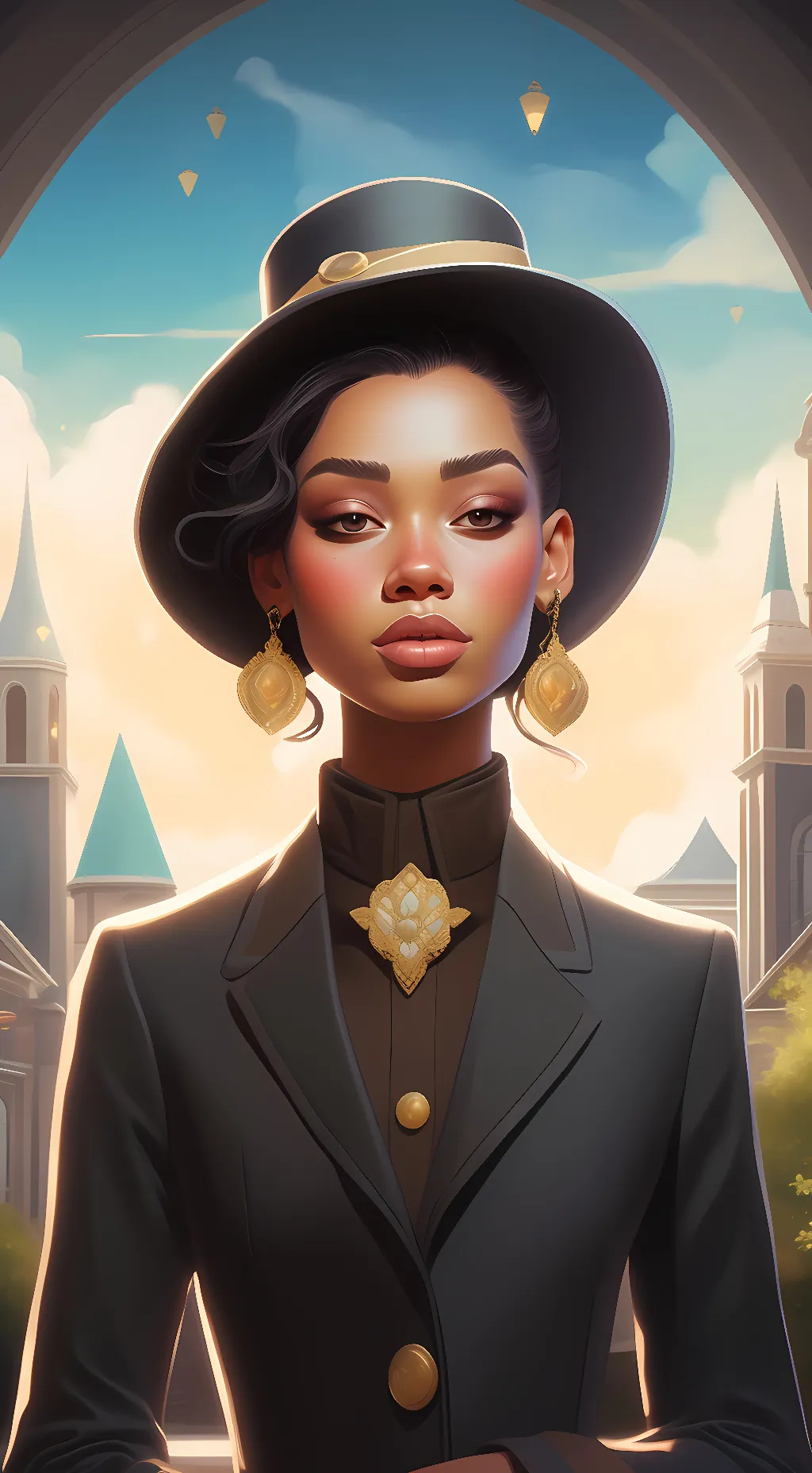 ai character: Nina Lin background