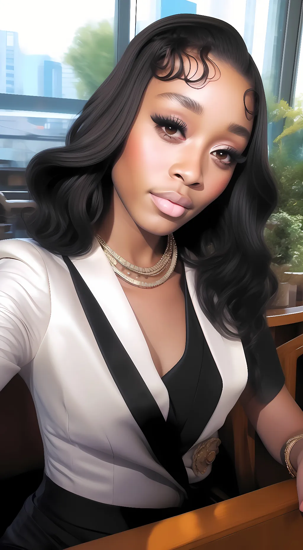 ai character: Nene background