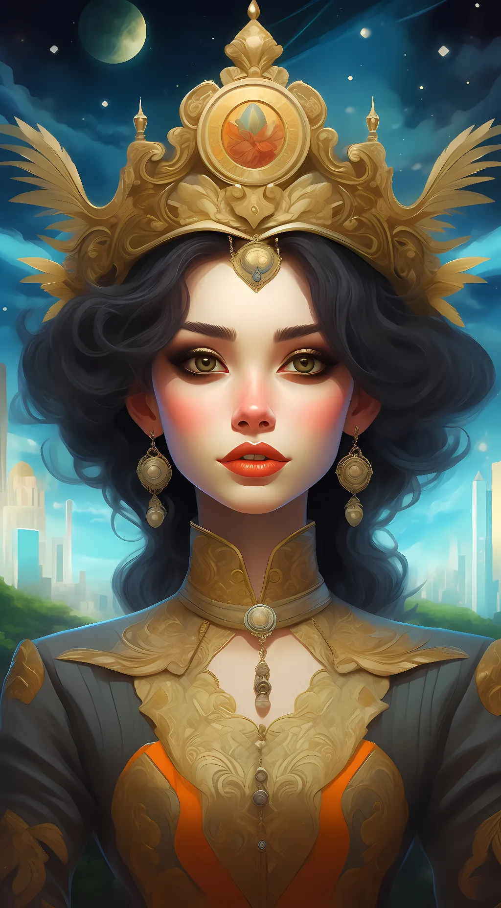 ai character: Queen Fiona background