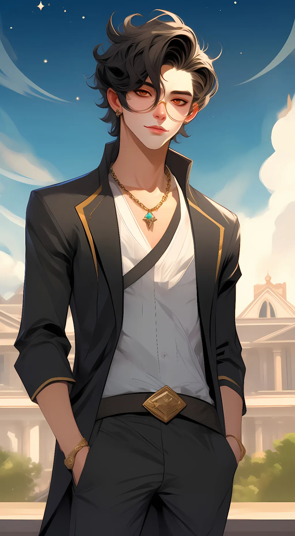 ai character: lucas background