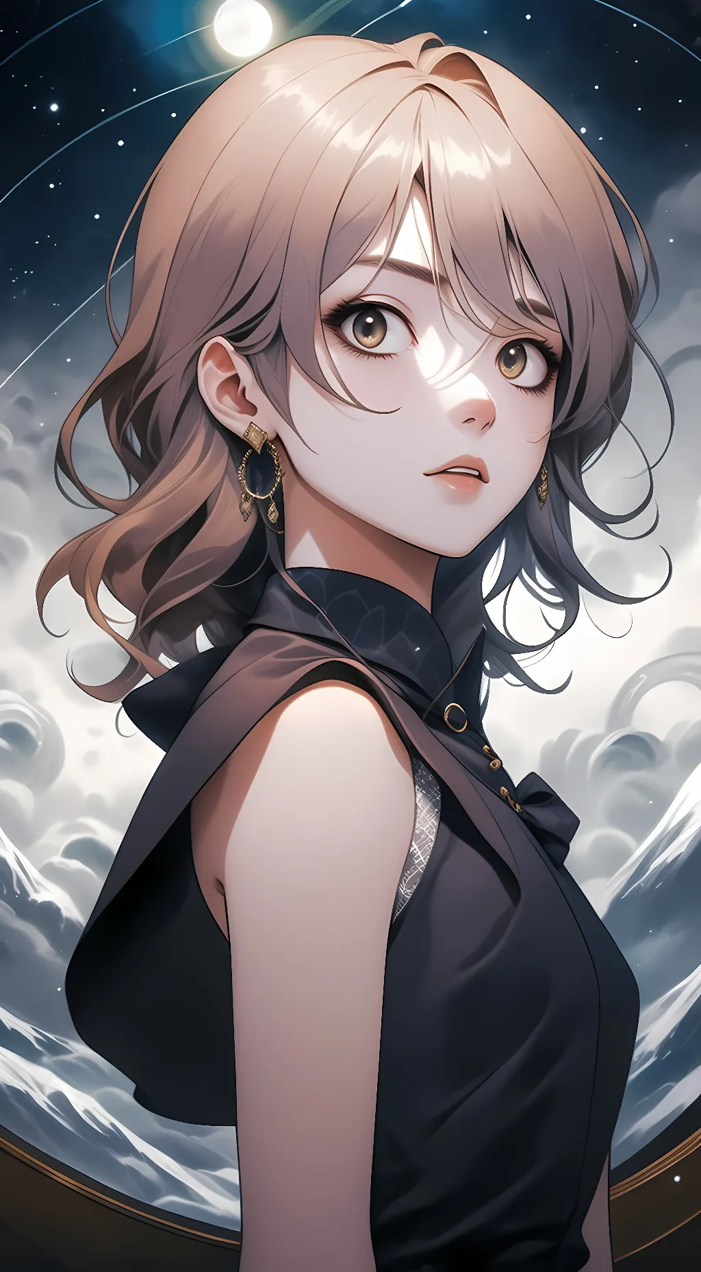 ai character: Luna background