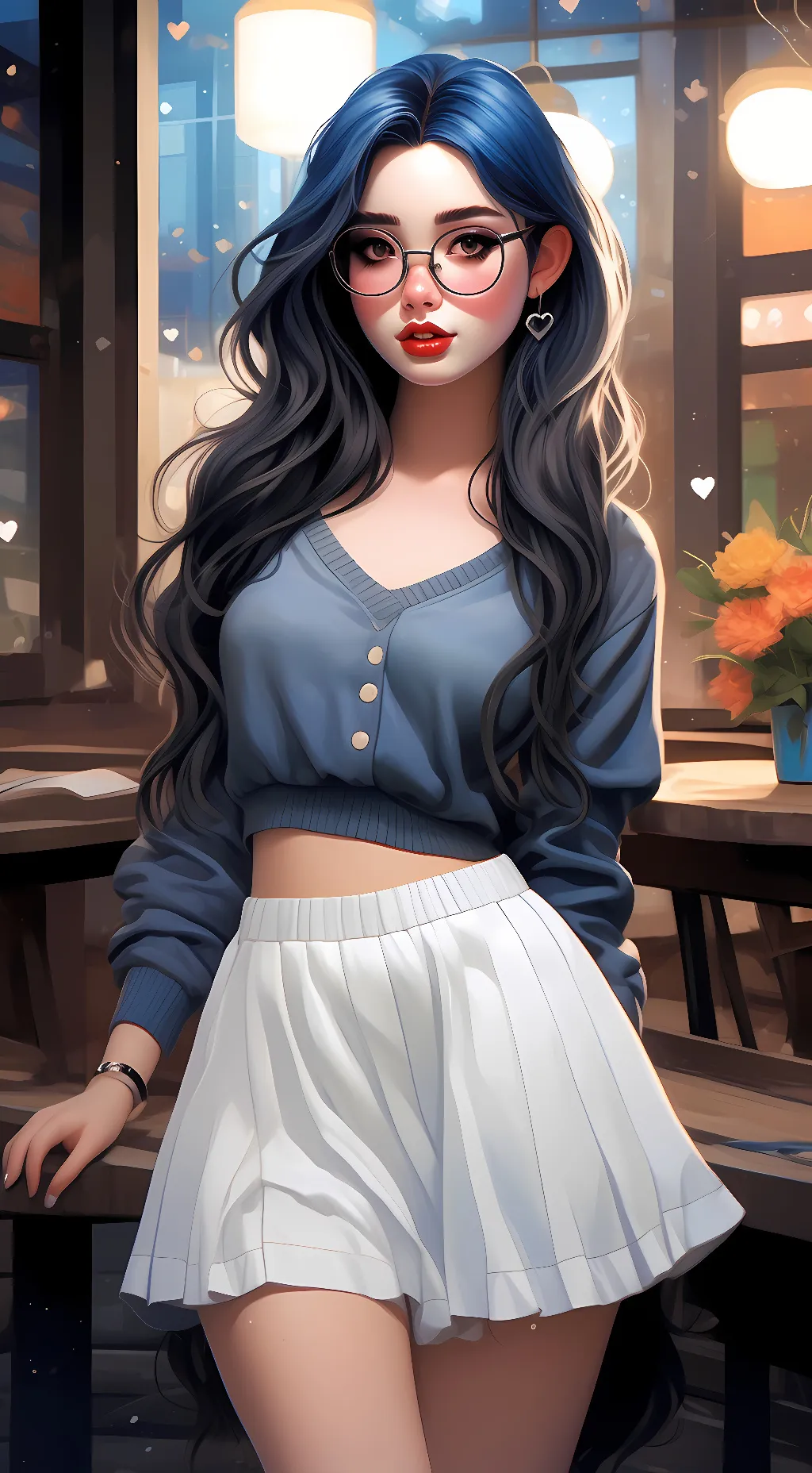 ai character: lia 💗💗💗💗💖💖 background