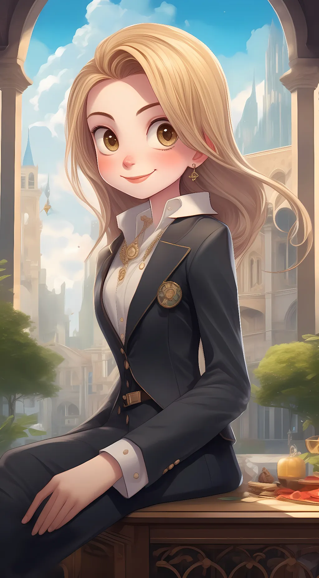 ai character: rapunzel background