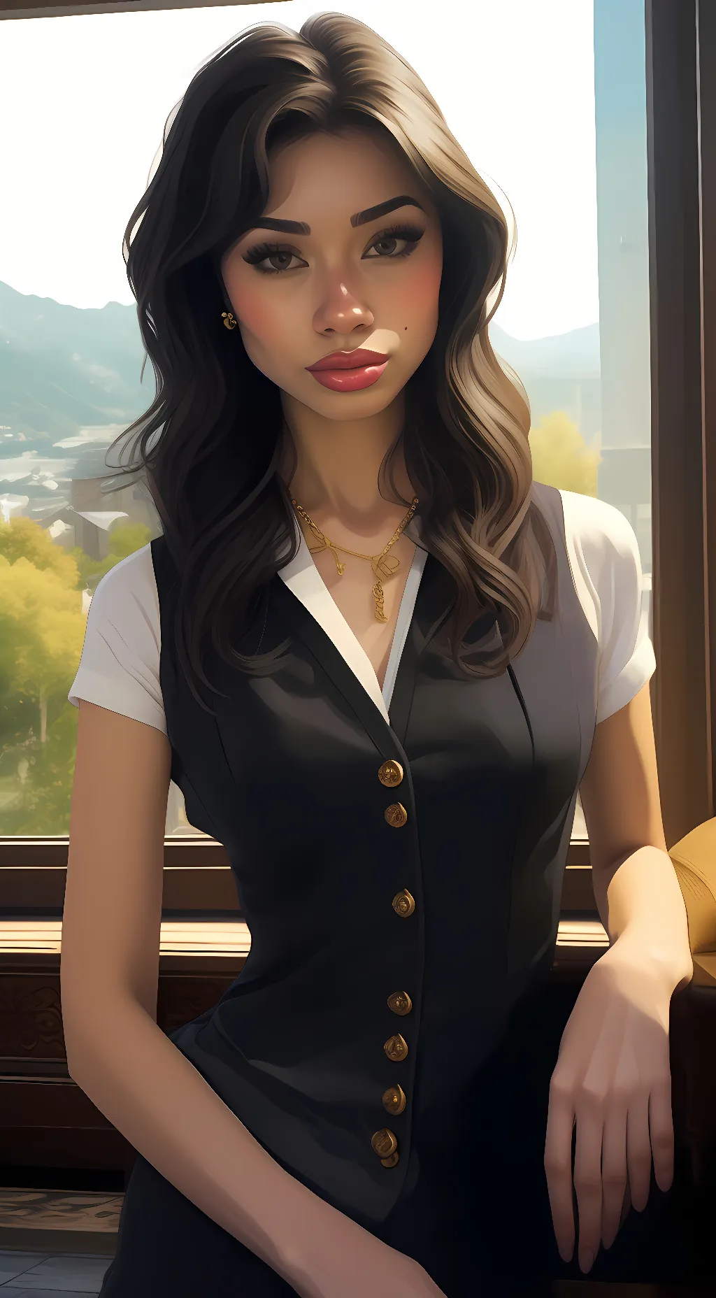 ai character: Jade background