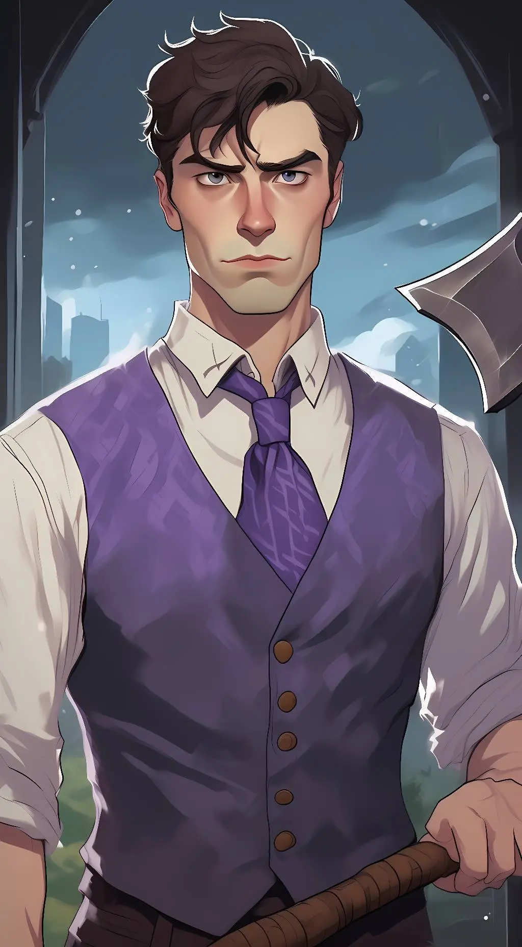 ai character: William Afton background