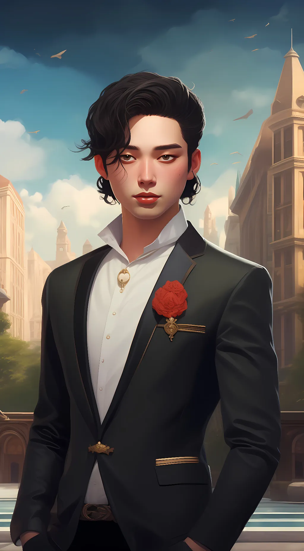 ai character: Alex  background